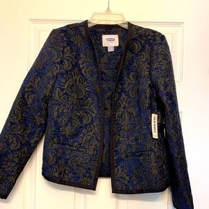 Old Navy Jacquard Open Jacket Blazer